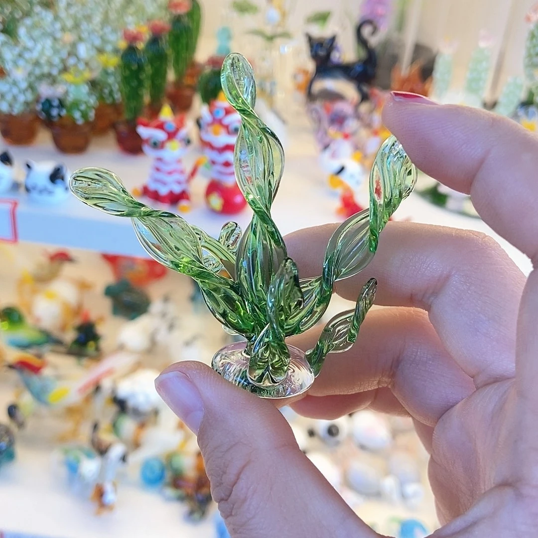 琉璃手工艺品水草