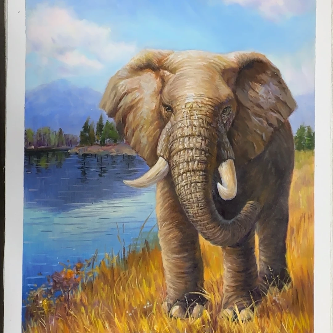 油画加油加油努力加油加油