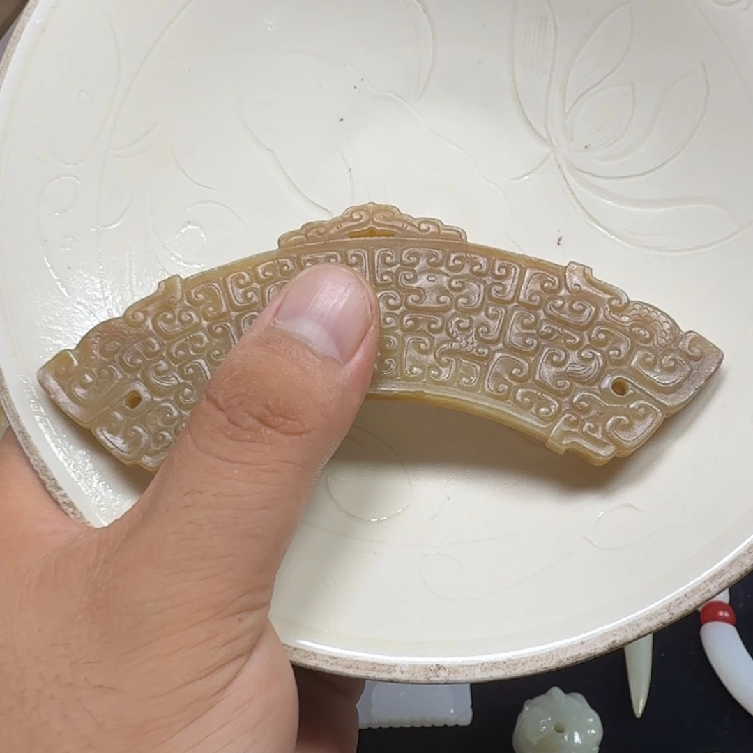 张***白摆件钰轩珍品的小可爱