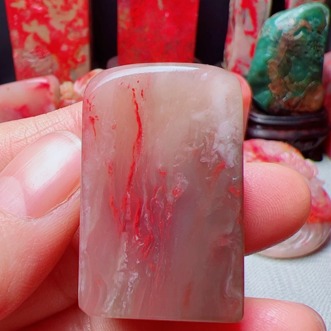 昌化石昌化鸡血石印章