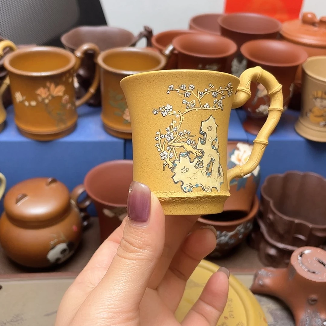 紫砂茶杯紫砂主人杯