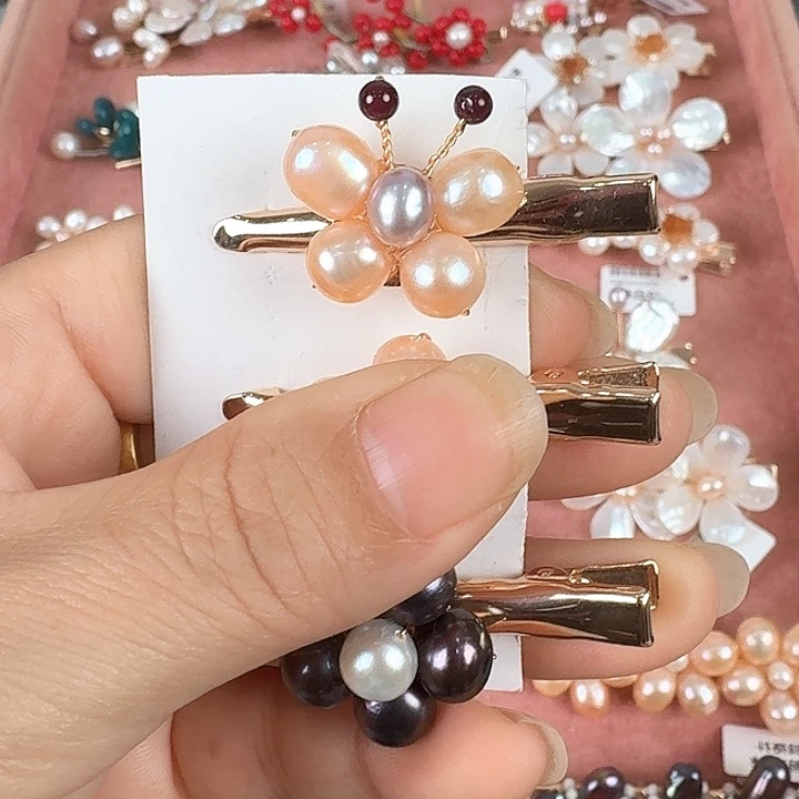 未镶嵌发饰淡水珍珠