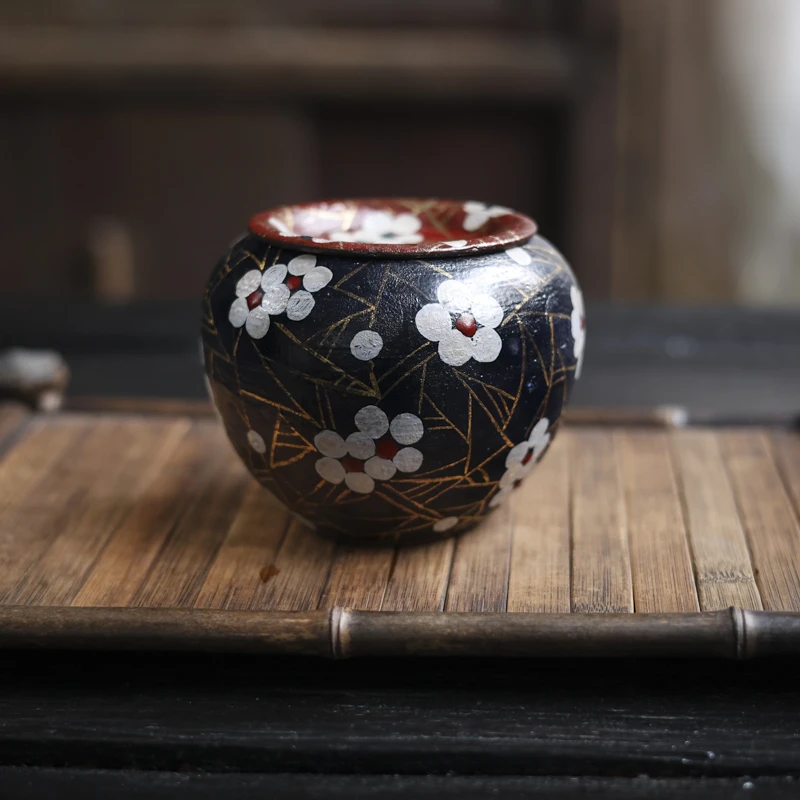 【小田甄陶】炼陶-蕉白轩-冰梅建水(500ml)（蕉白S0716）