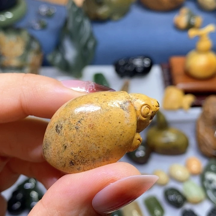 岫岩河磨玉（透闪石质玉）未镶嵌挂件