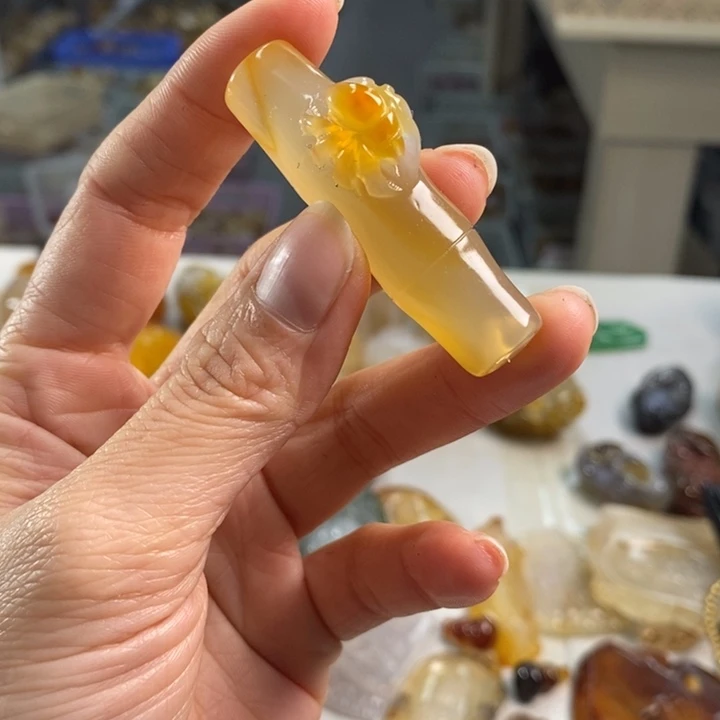 玛瑙/玉髓吊坠(不含链)未镶嵌