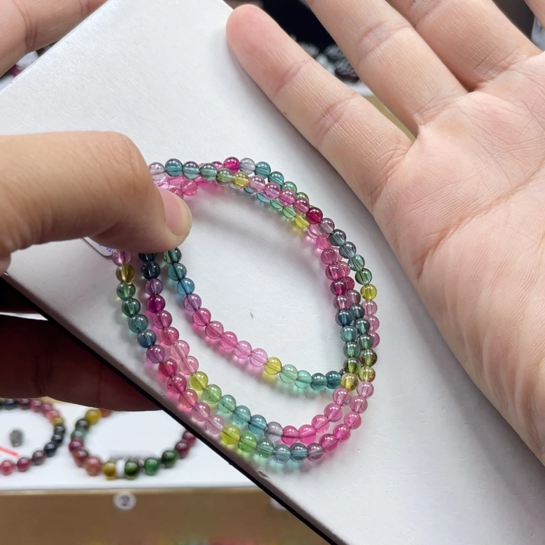 碧玺手串未镶嵌4mm.mmmmmmmm