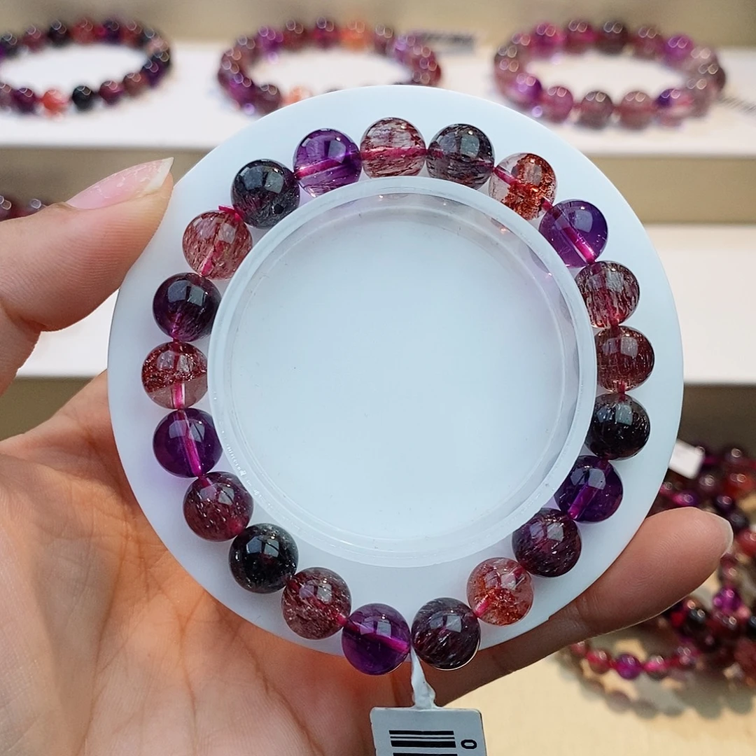 手链未镶嵌水晶黑加仑超七9+