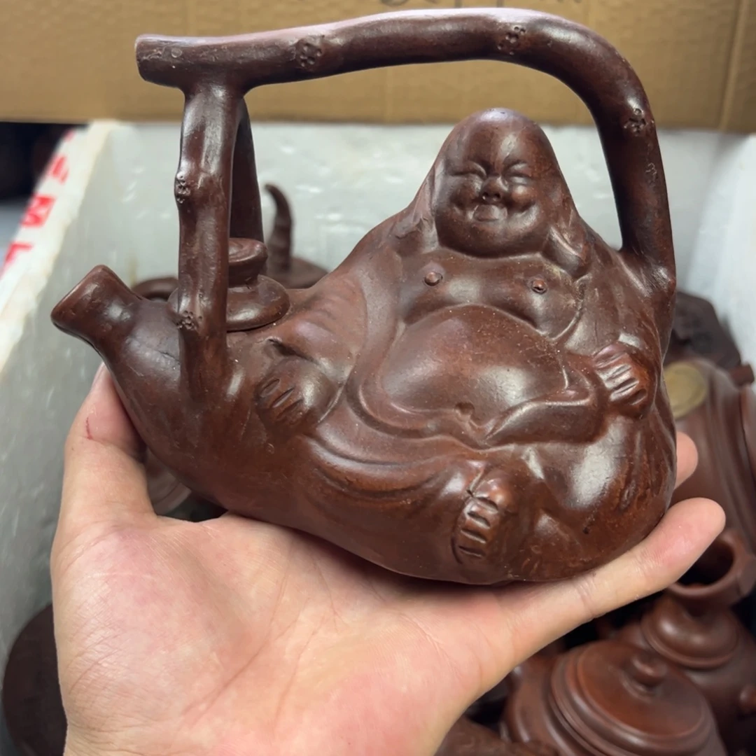茶壶紫砂宜兴原矿紫砂壶200毫升容量