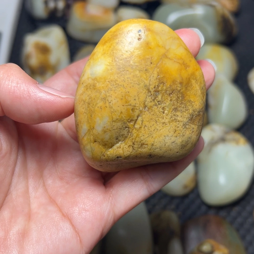 和田玉未镶嵌挂件47