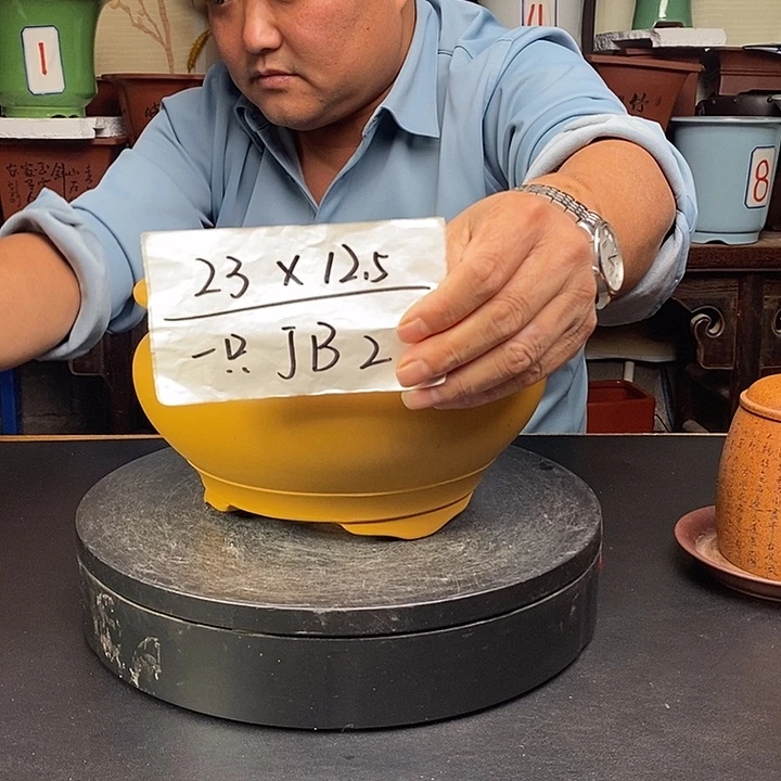 紫砂花盆货号一只JB2