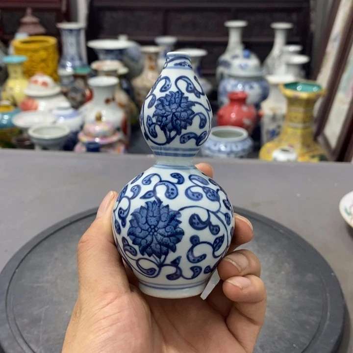 摆件粉彩图案摆件