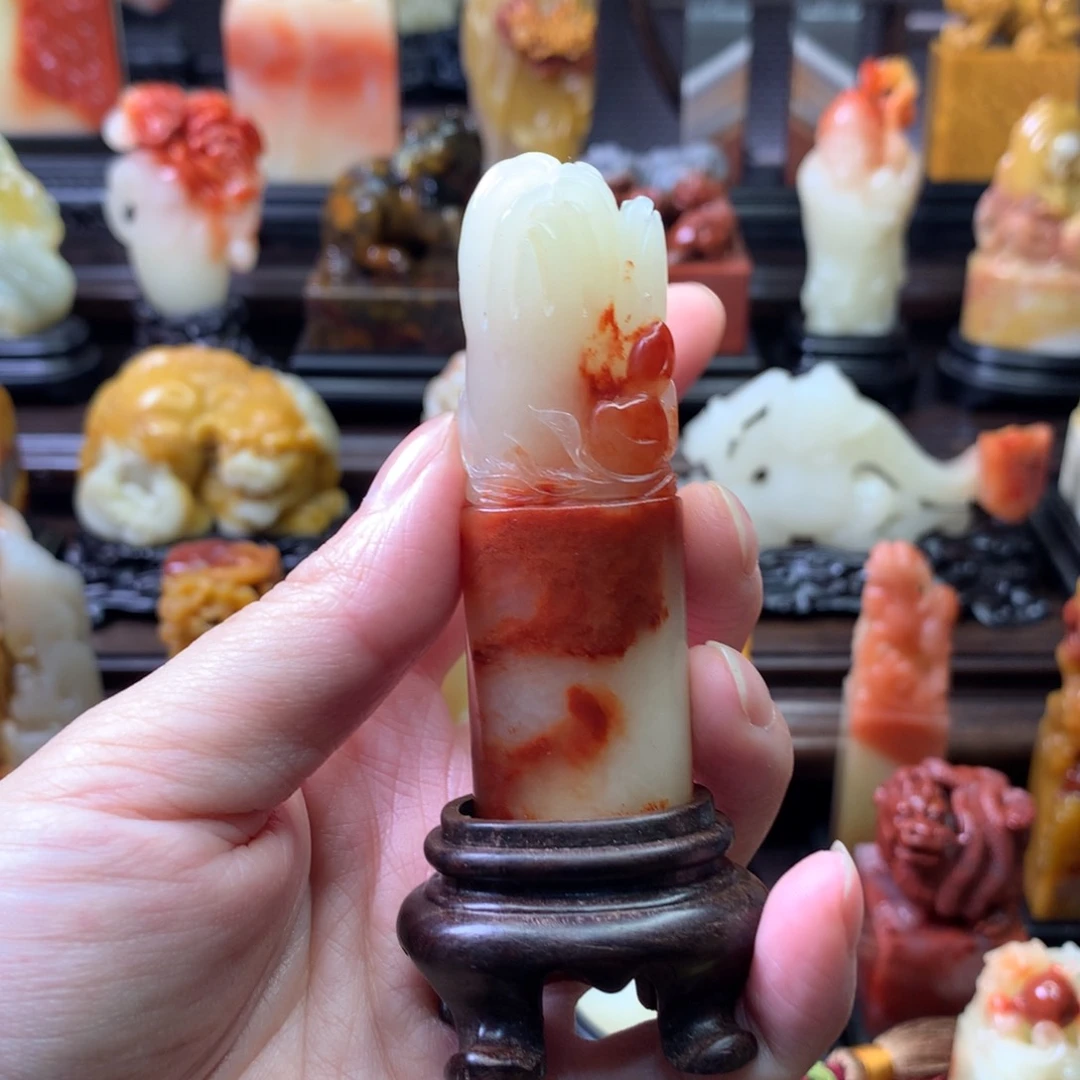 寿山石印石寿山石芙蓉