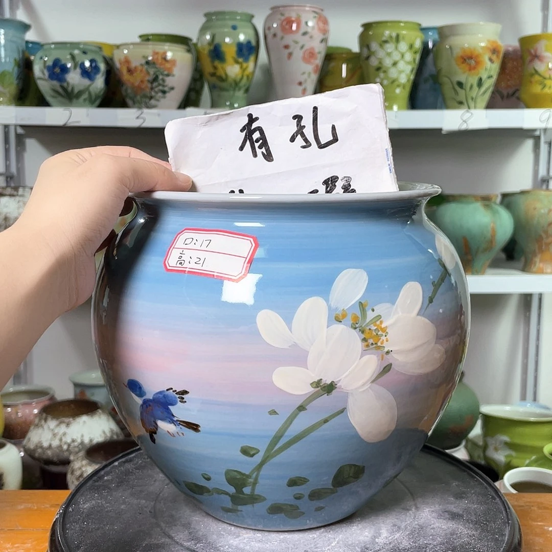 景德镇陶瓷花盆花器暇258