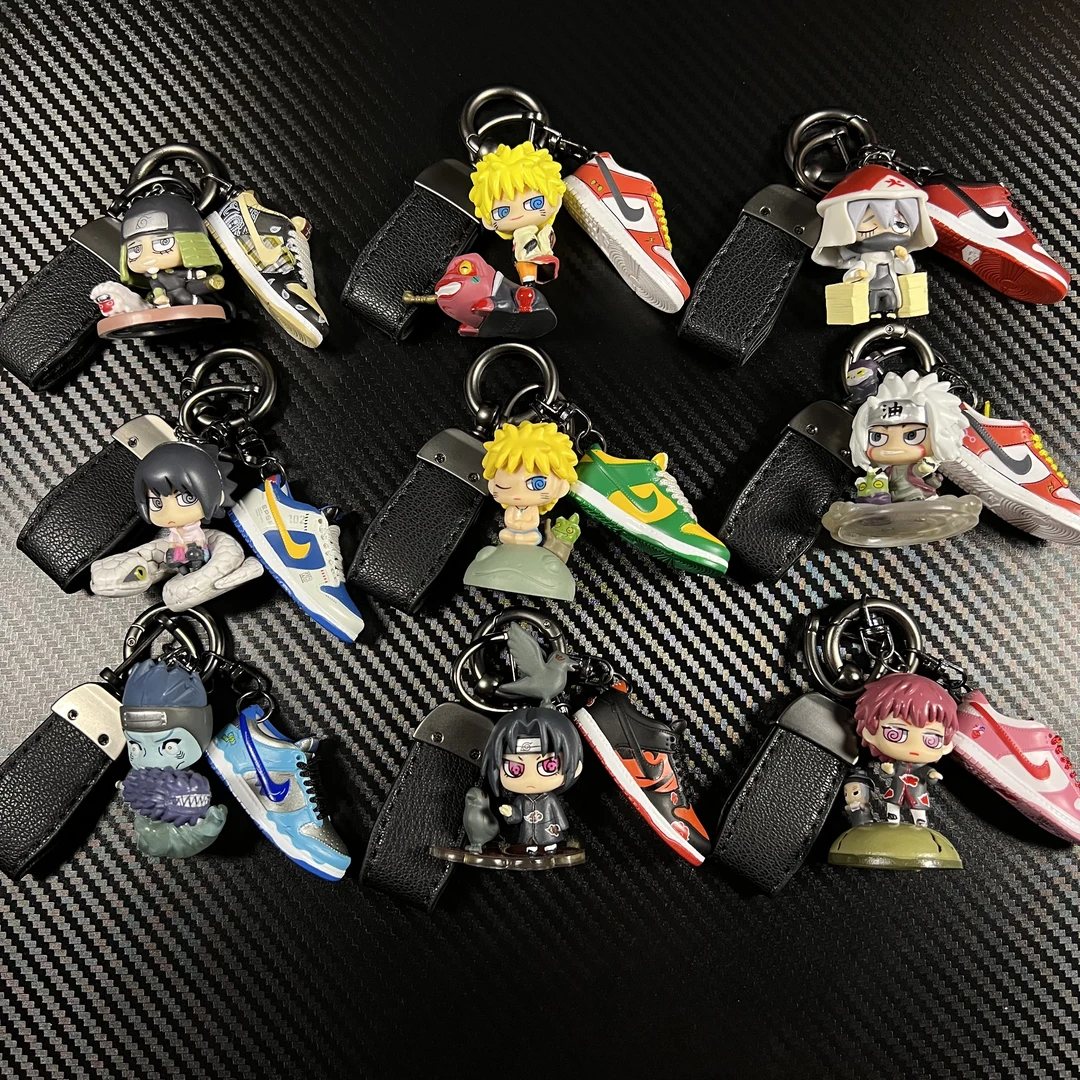 【单品】火影款升级动漫钥匙扣-可定制