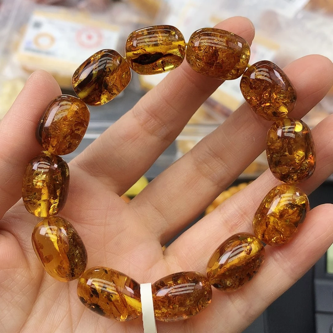 琥珀未镶嵌珠宝奇石