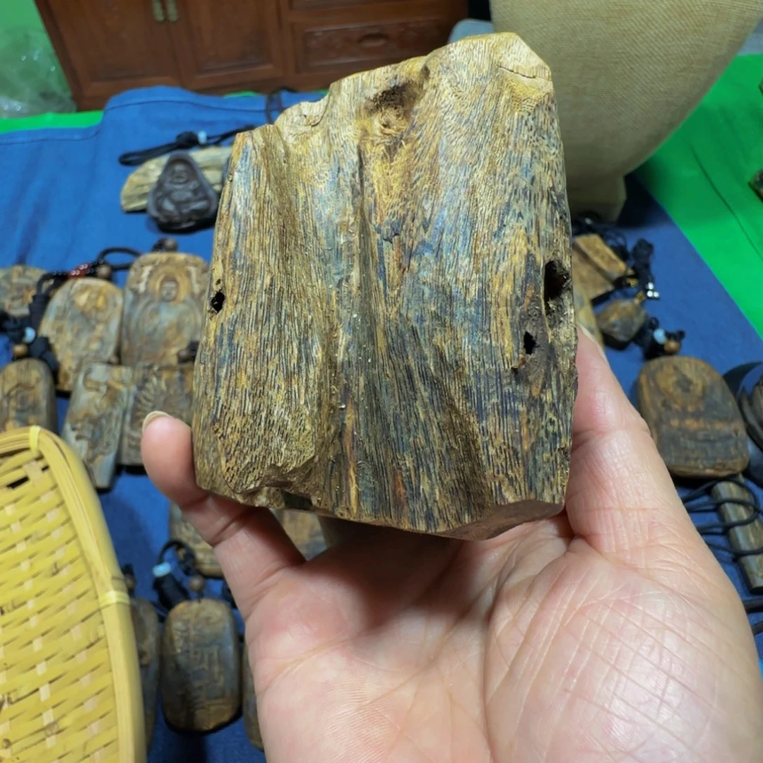 一***笔沉香碎屑沉香海南沉香奇楠原材料59克