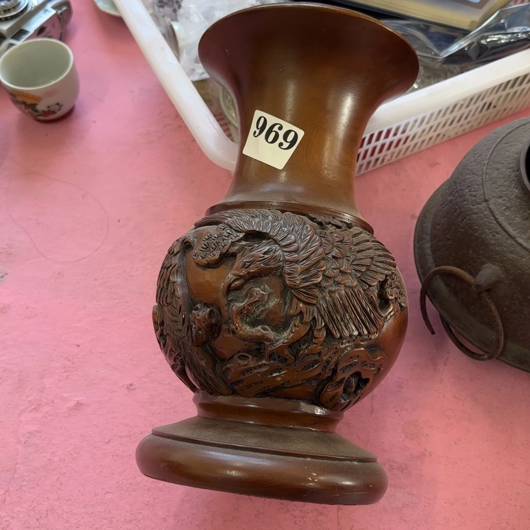 瓷片瓷片中古回流孤品一件木花瓶