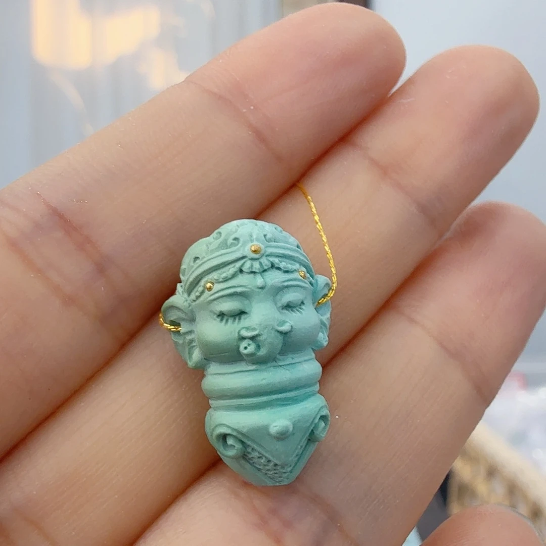 何***珈绿松石未镶嵌珠宝奇石