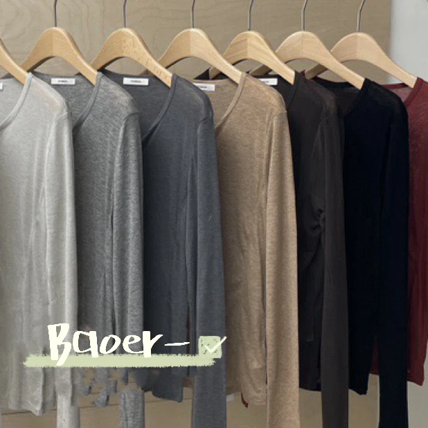 【宝儿家】超级推荐水溶长袖休闲防晒秋季百搭纯色薄款