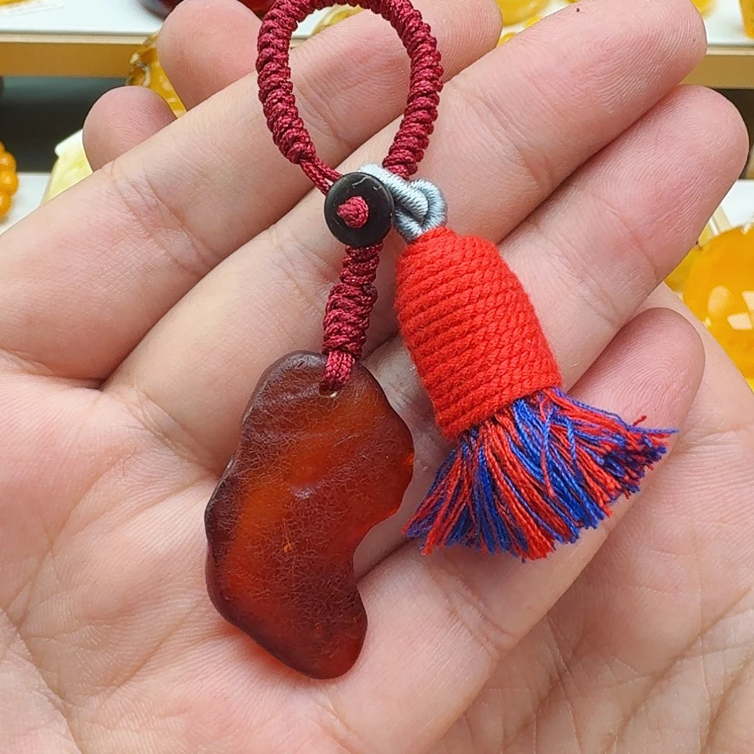 蜜蜡颈饰未镶嵌假一赔十，特价