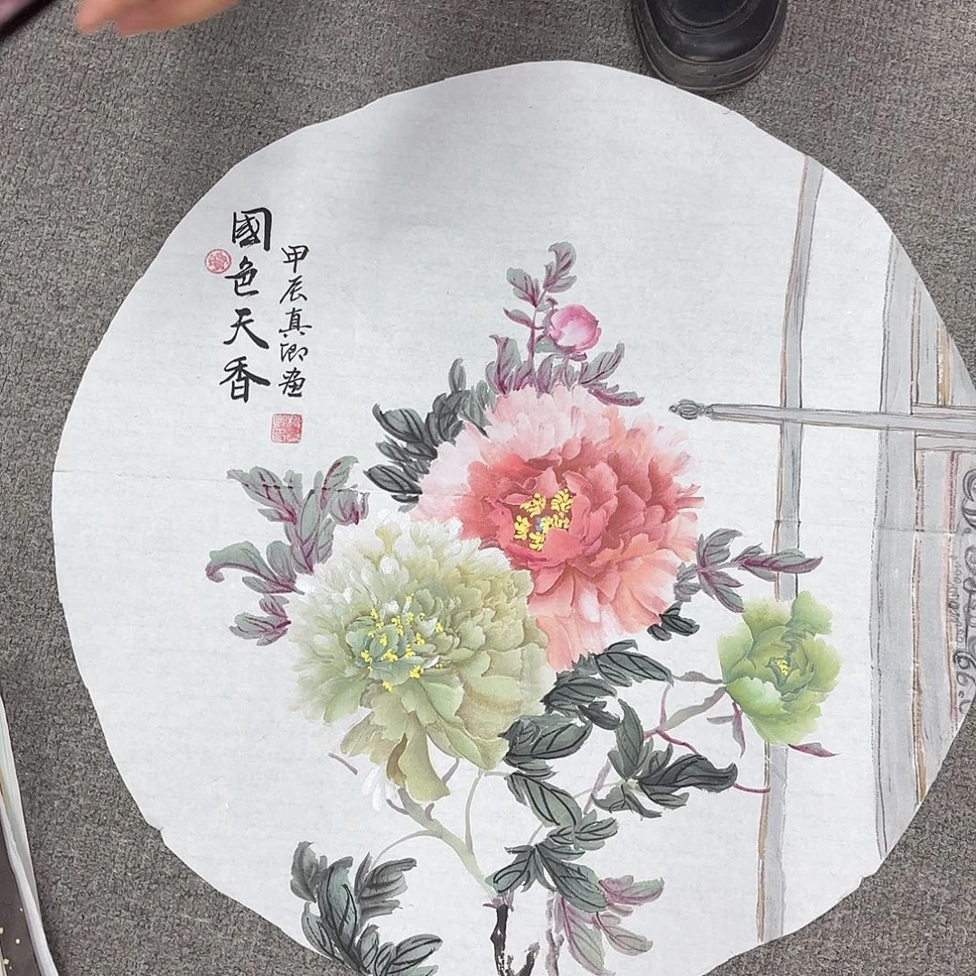 国画国画作品多次入选国内外