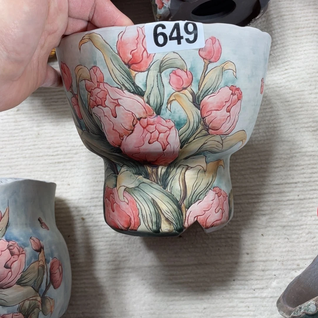 紫砂花盆比****活陶瓷多肉花盆精品