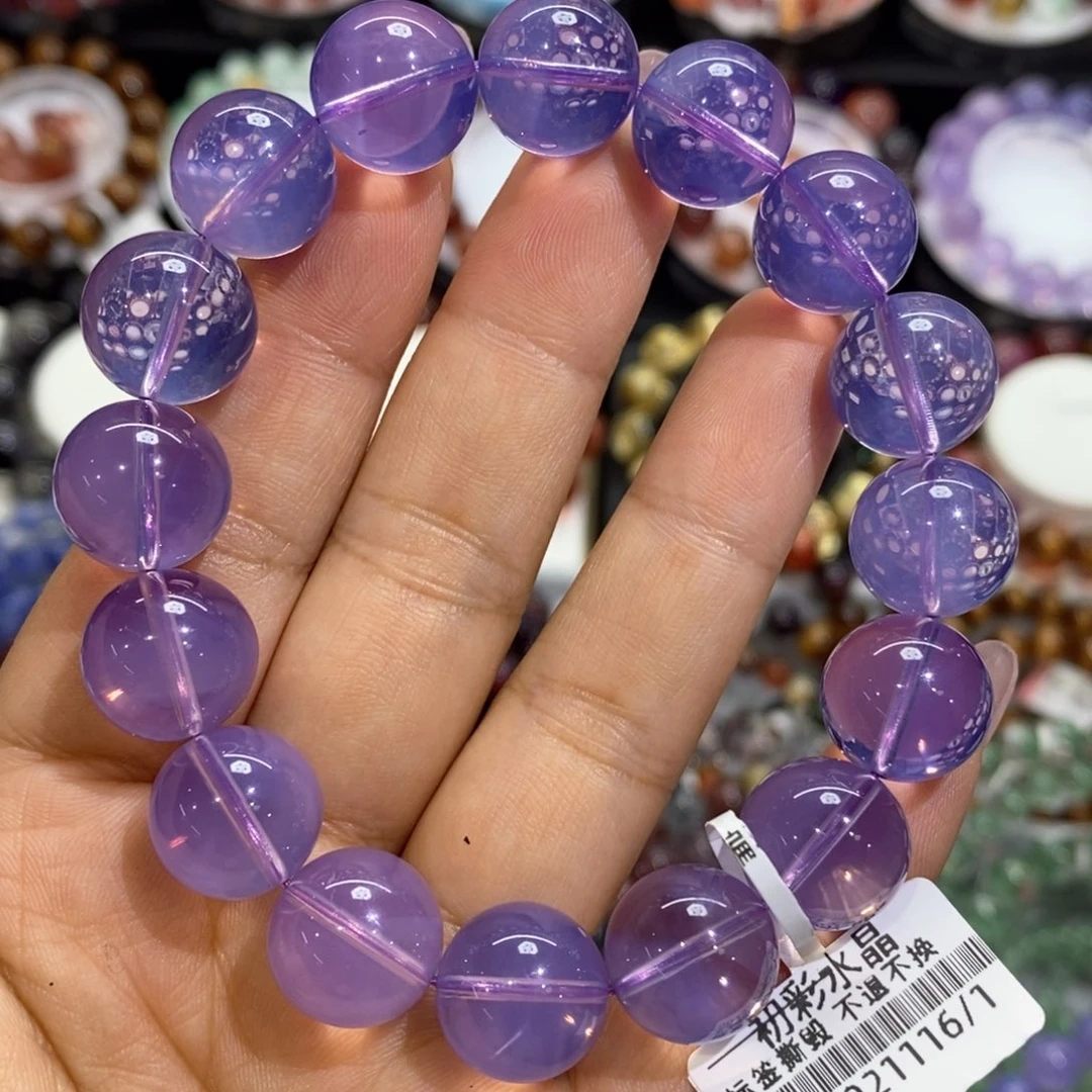 水晶手链未镶嵌紫玉晶13