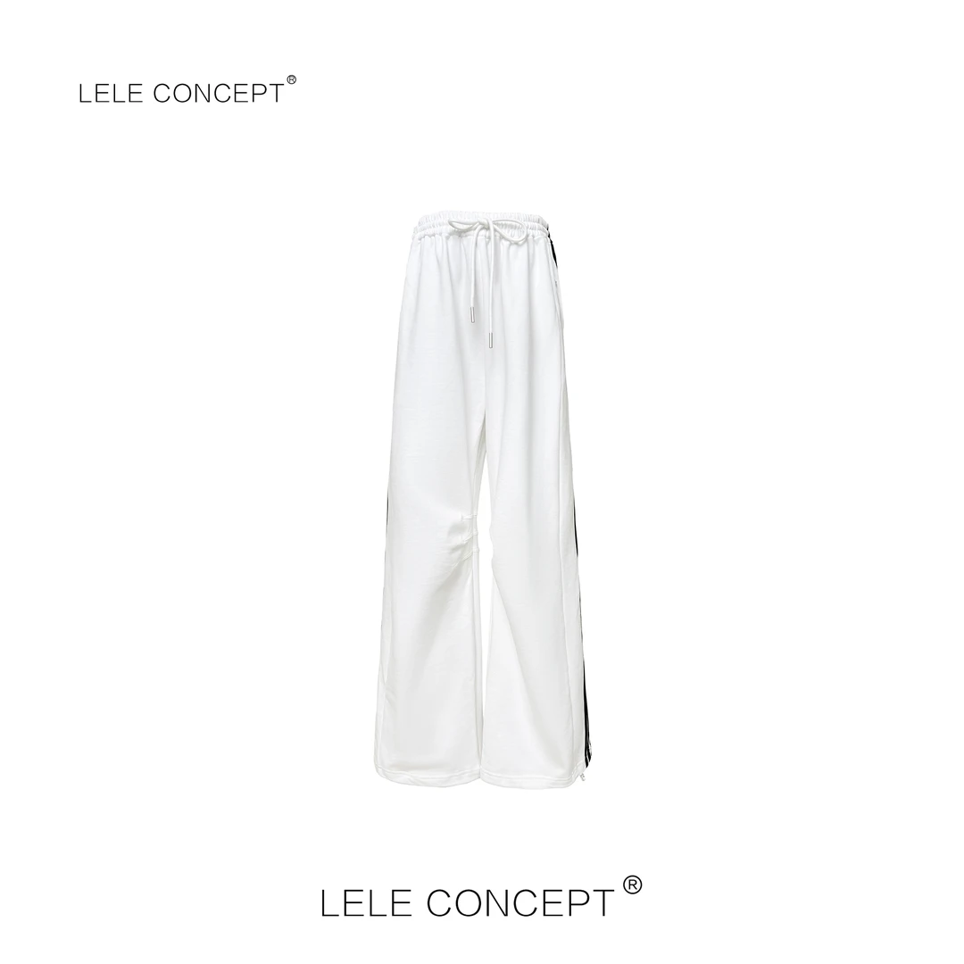 LELE CONCEPT丨都市时尚舒适百搭款侧条休闲卫裤K0405