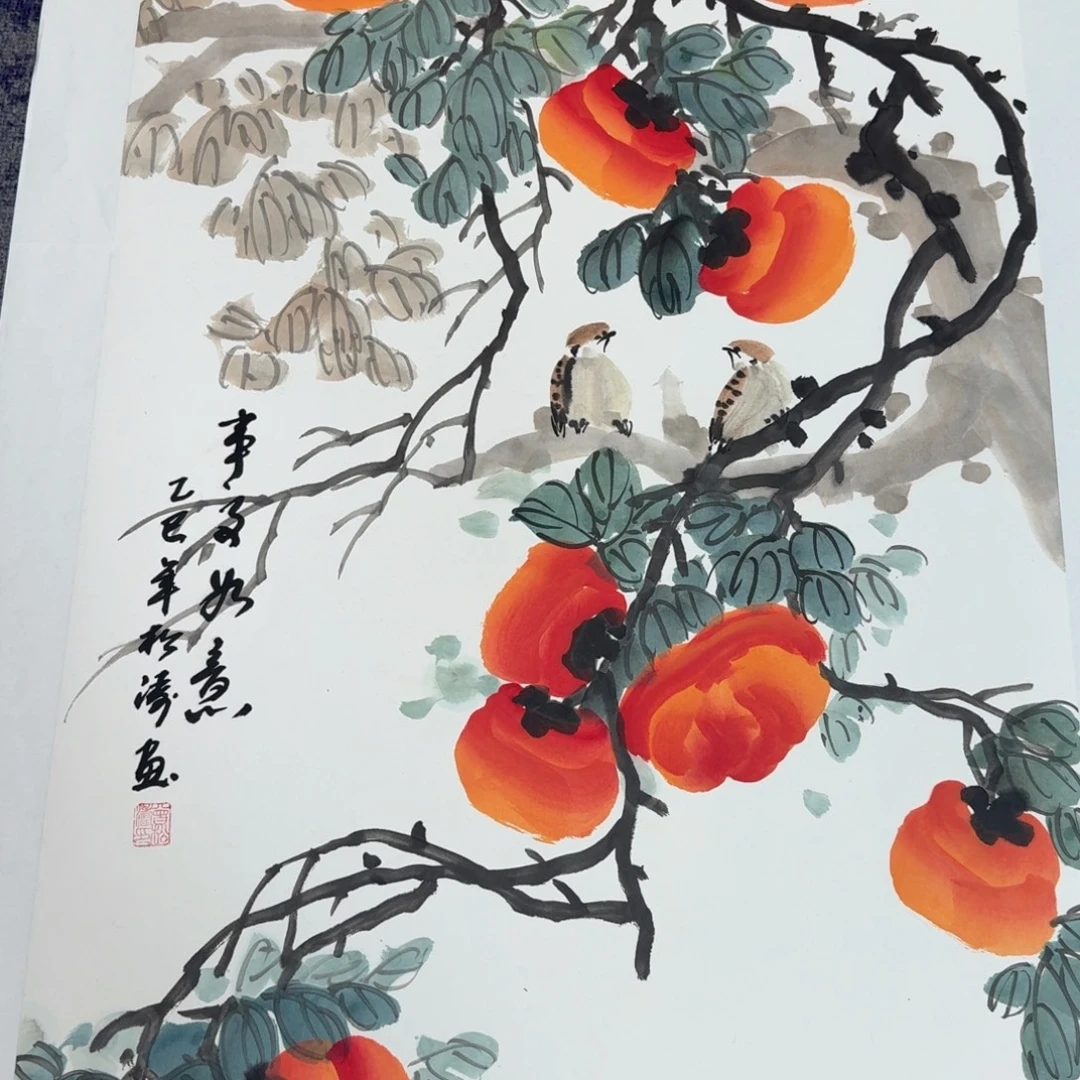 国画国画作品山水花鸟纯手绘