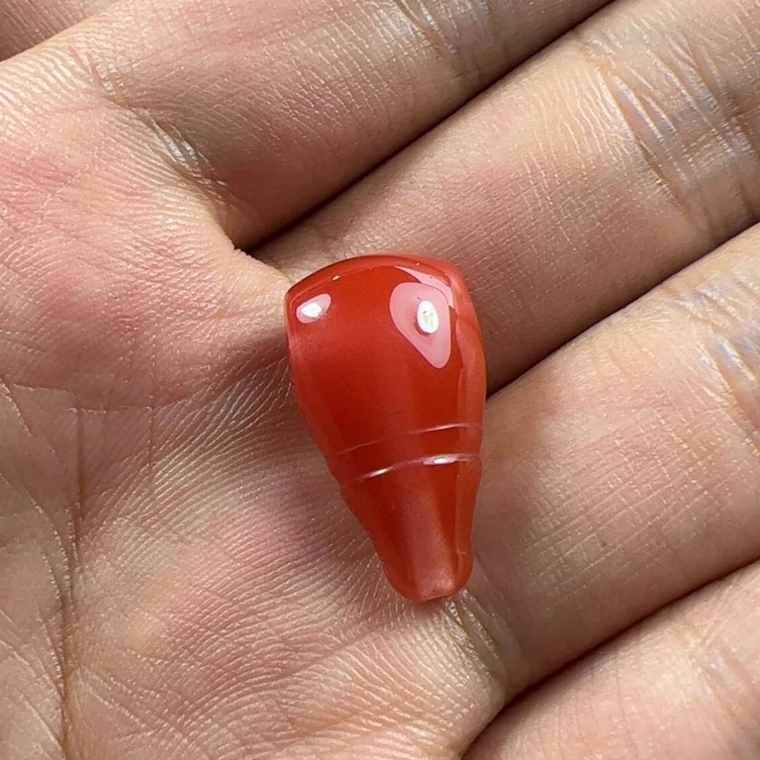 未镶嵌三通南红玛瑙