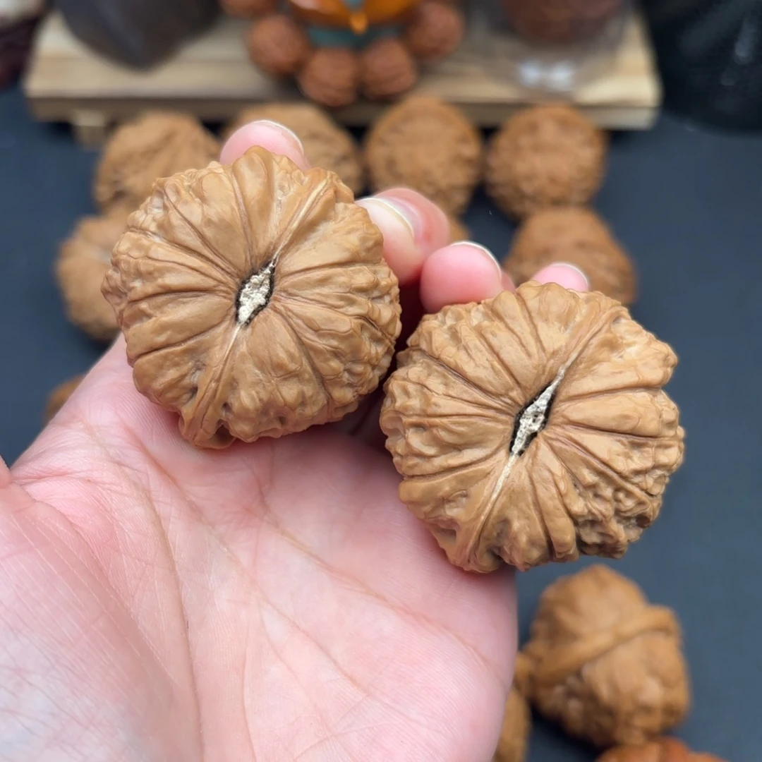 文玩核桃把件南瓜墩46