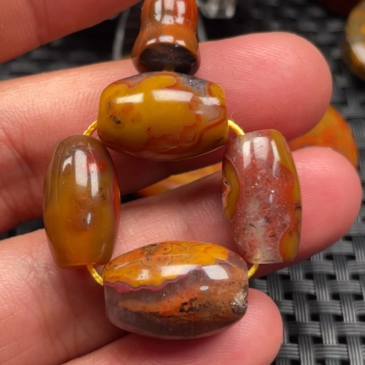 成***林玛瑙/玉髓吊坠(不含链)未镶嵌