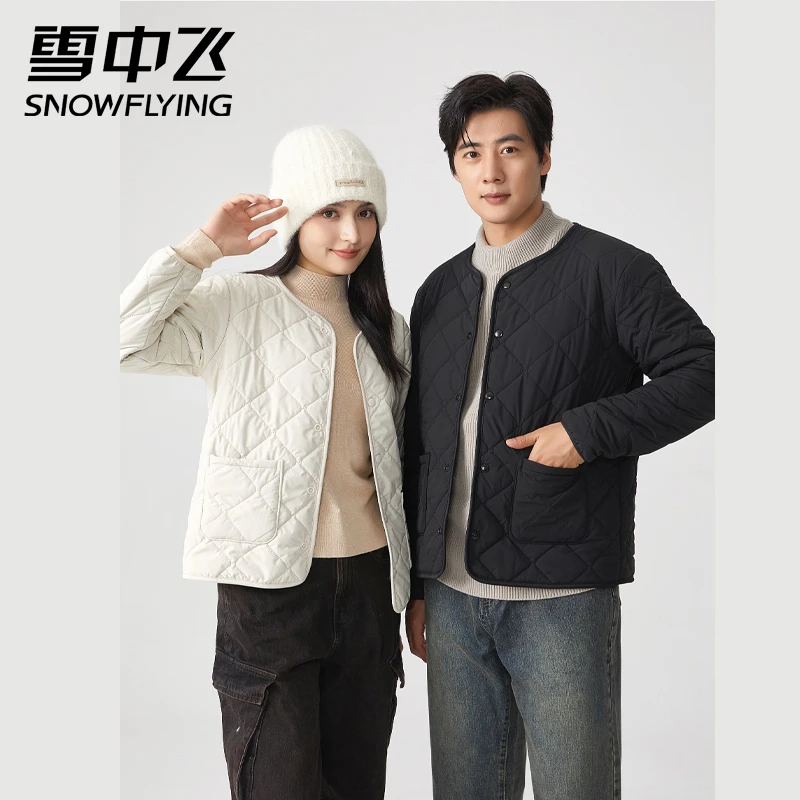 雪中飞秋冬经典百搭绵羊毛可外穿可内搭防风保暖外套sj