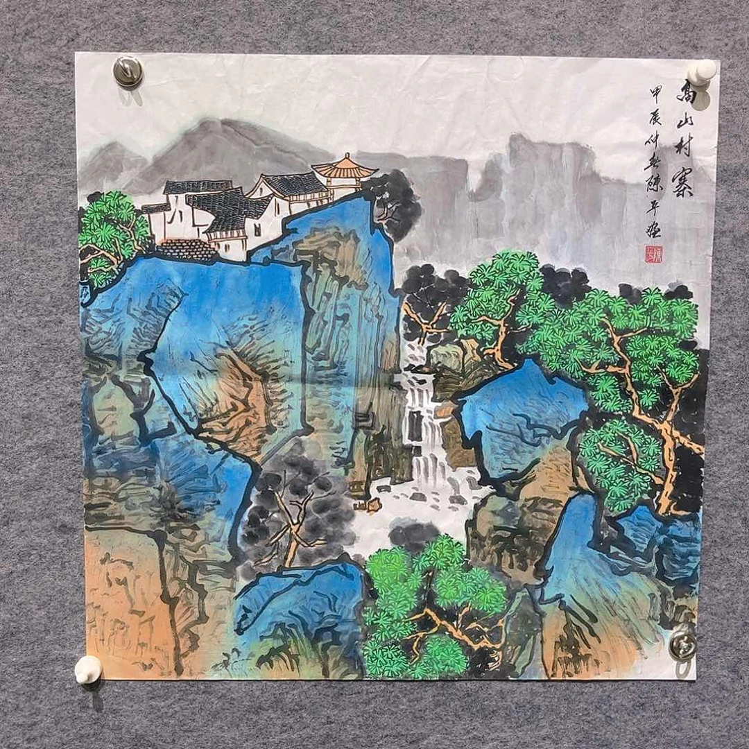 国画手绘国画作品