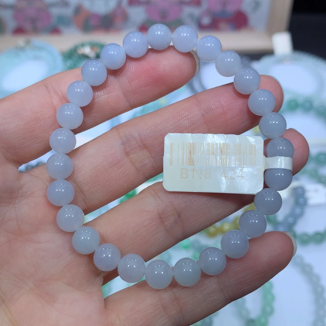 翡翠未镶嵌手链天然