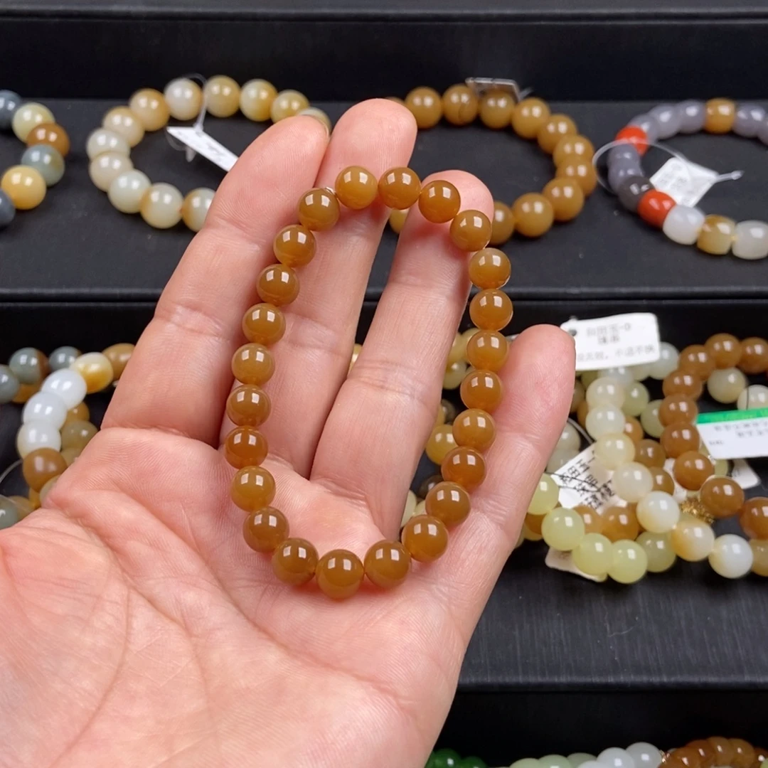 和田玉未镶嵌手链