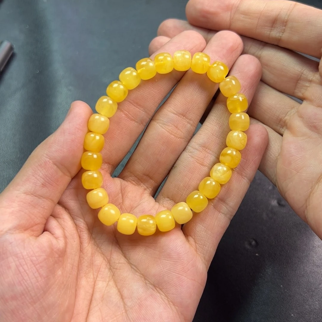 蜜蜡颈饰未镶嵌多样性高端老黄蜡蜜蜡卡8货头