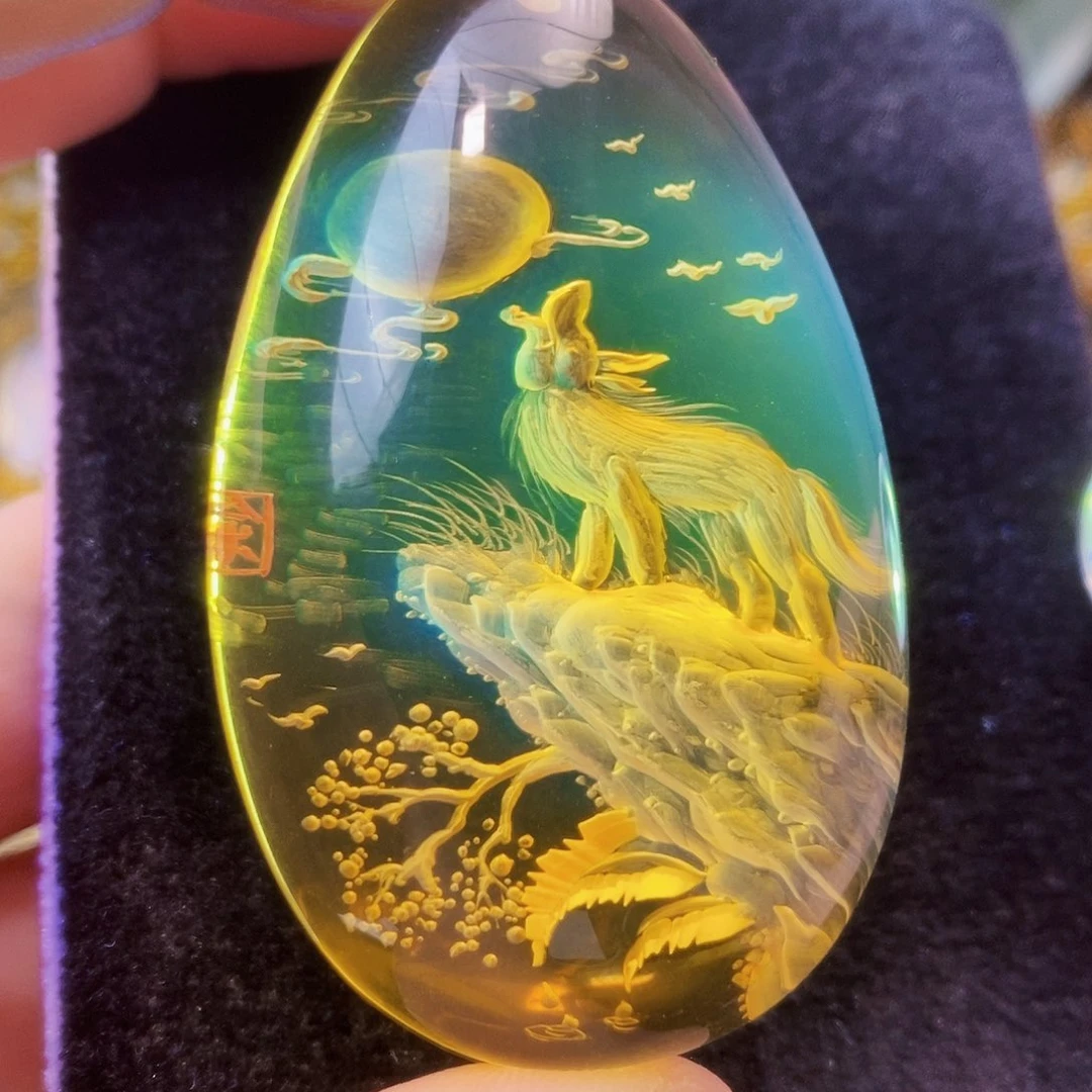 【闪购商品】金珀吊坠(不含链)未镶嵌