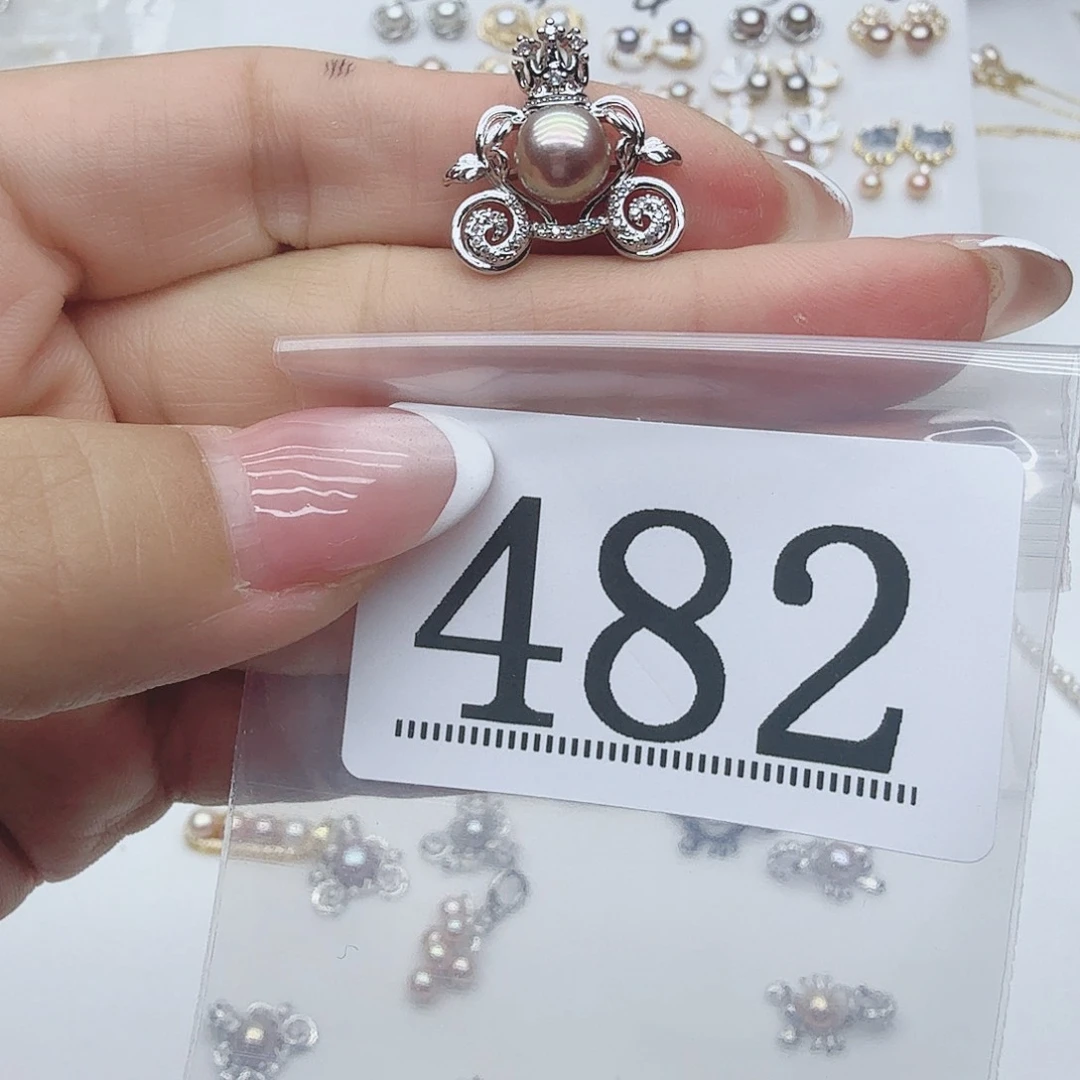 大***门合金淡水珍珠珠宝奇石482