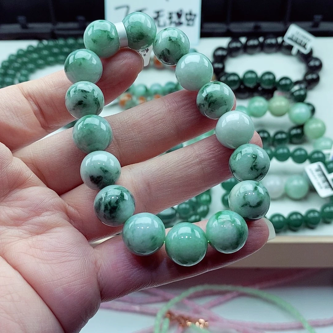 翡翠未镶嵌毛衣链