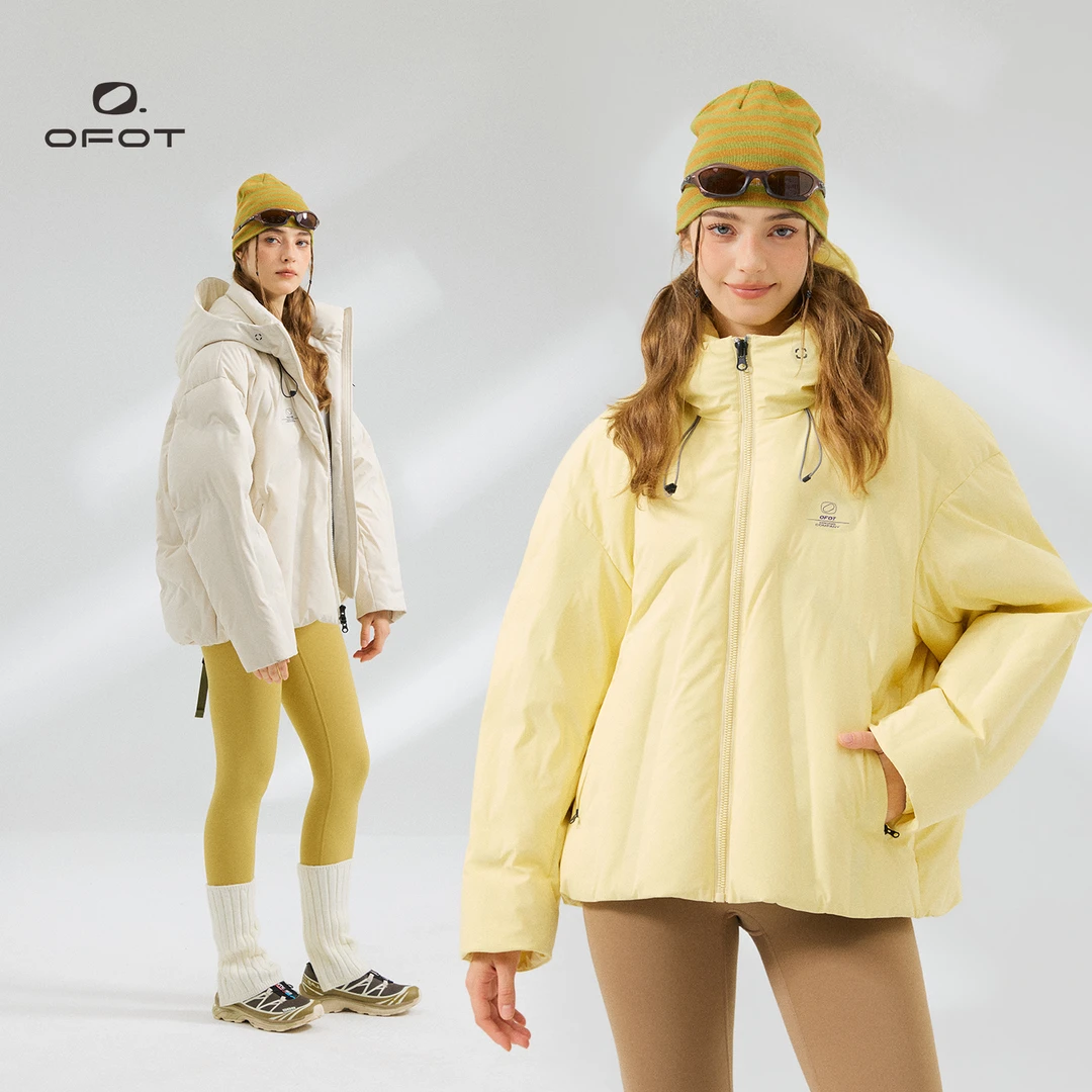 牛牛-“冬日堡垒”抽绳防风廓形羽绒服88296