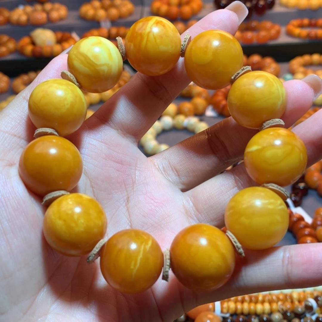 【闪购商品】手串蜜蜡未镶嵌蜜蜡手串