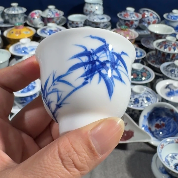 景德镇手工手绘杯