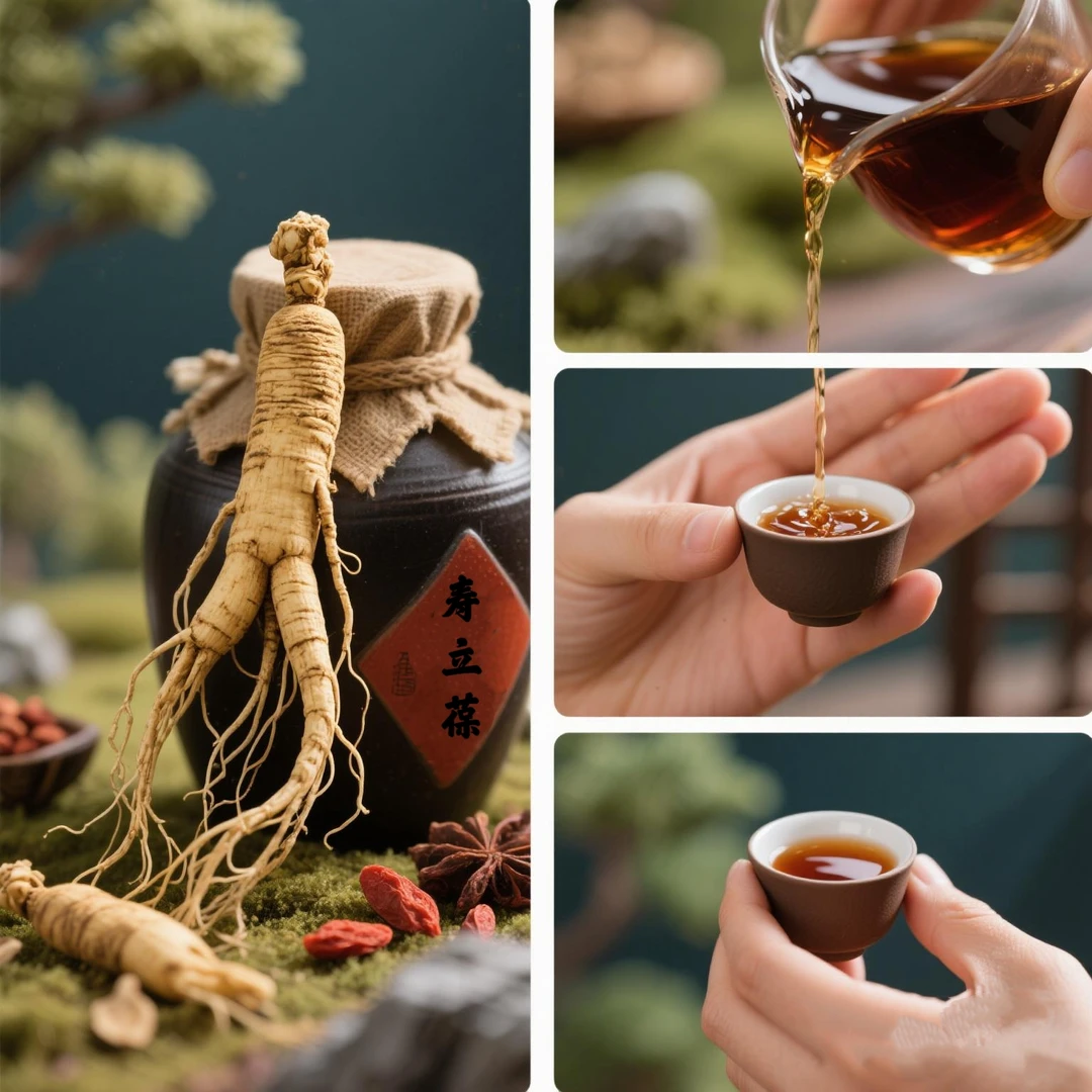 【寿立葆】长白山人参泡酒原材料 独立包装 养生真材实料