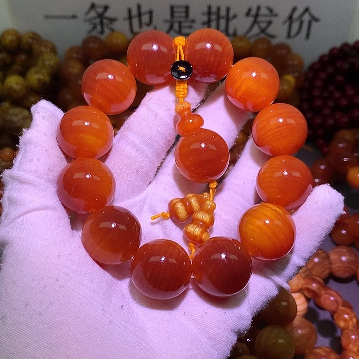 松木（琥珀木）手串/手链2.1 包浆高货