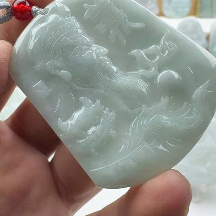 翡翠未镶嵌颈饰天然缅甸A货翡翠