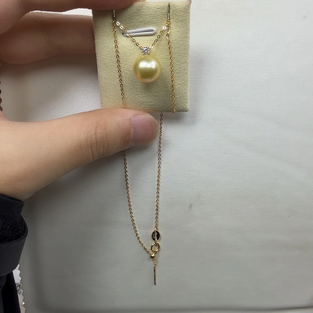 海水珍珠颈饰18K金镶嵌