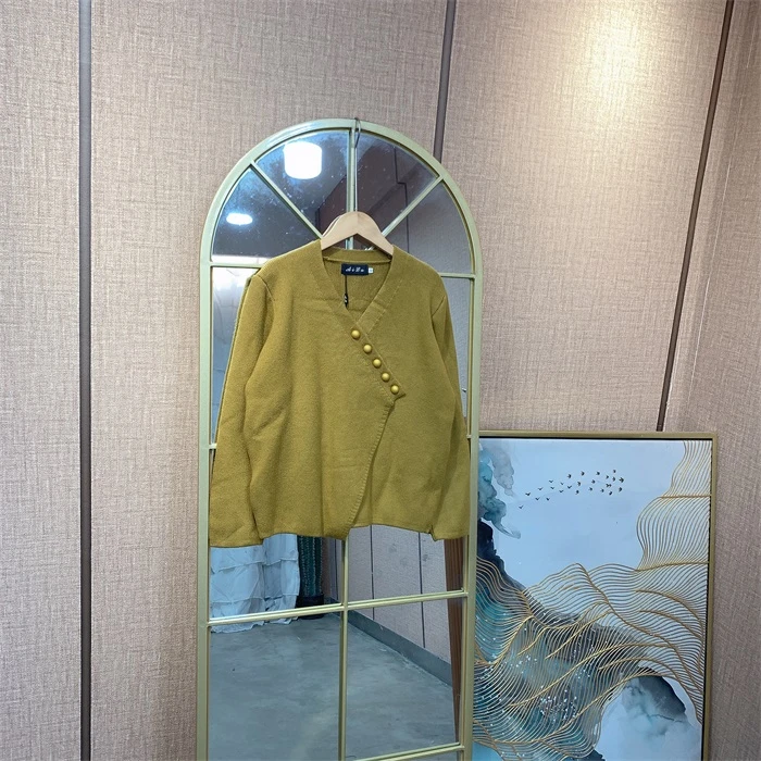 WW225深黄色孕妇针织衣