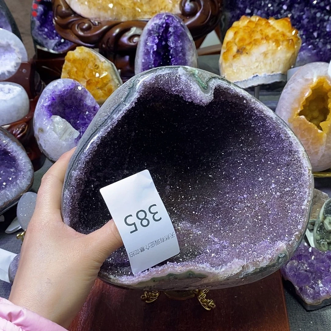 紫晶珠宝半成品未镶嵌