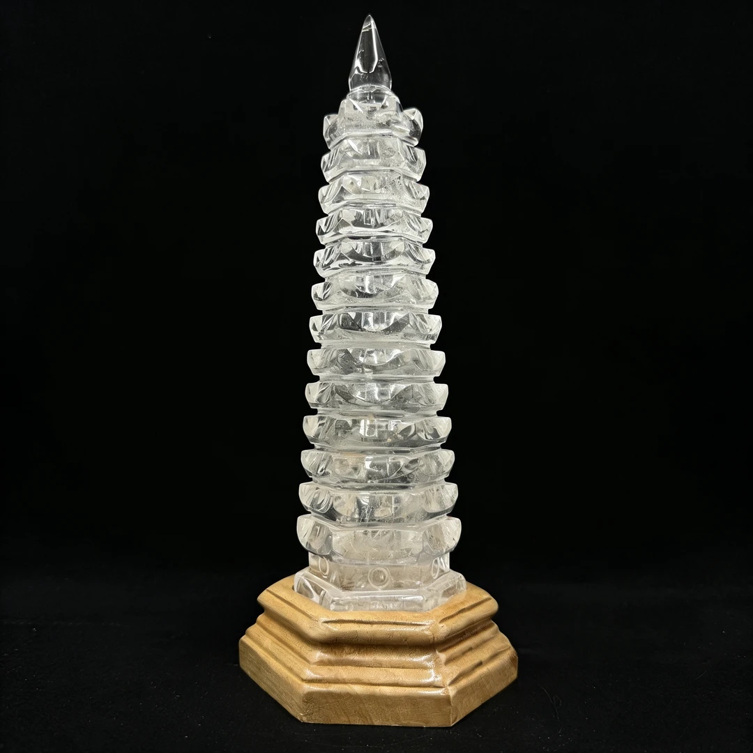 珍藏 水晶十三层文昌塔